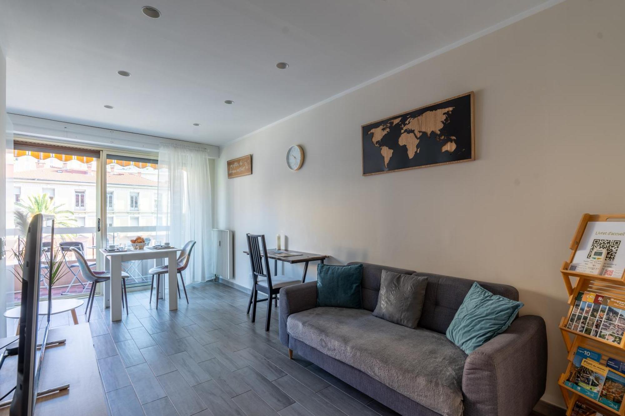 Fabuleux Appartement 2 Personnes Au Coeur De Menton, Climatise Et Proche Gares Routiere Et Sncf מראה חיצוני תמונה